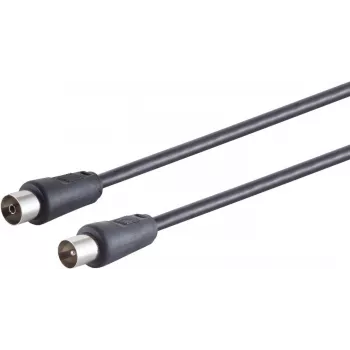 Koaksiālais antenas kabelis ShiverPeaks 80017-S, 75 Ω, 100% ekranēts, melns