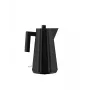 Alessi MDL06 B Plisēta elektriskā tējkanna, melna, eiro kontaktdakša
