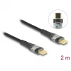 Delock 80764 USB kabelis, melns