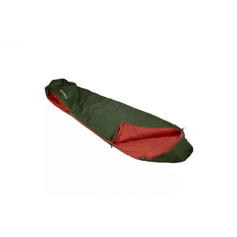High Peak Lite Pak 1200 Mūmijas guļammaiss, poliestera, zaļš, sarkans 23263