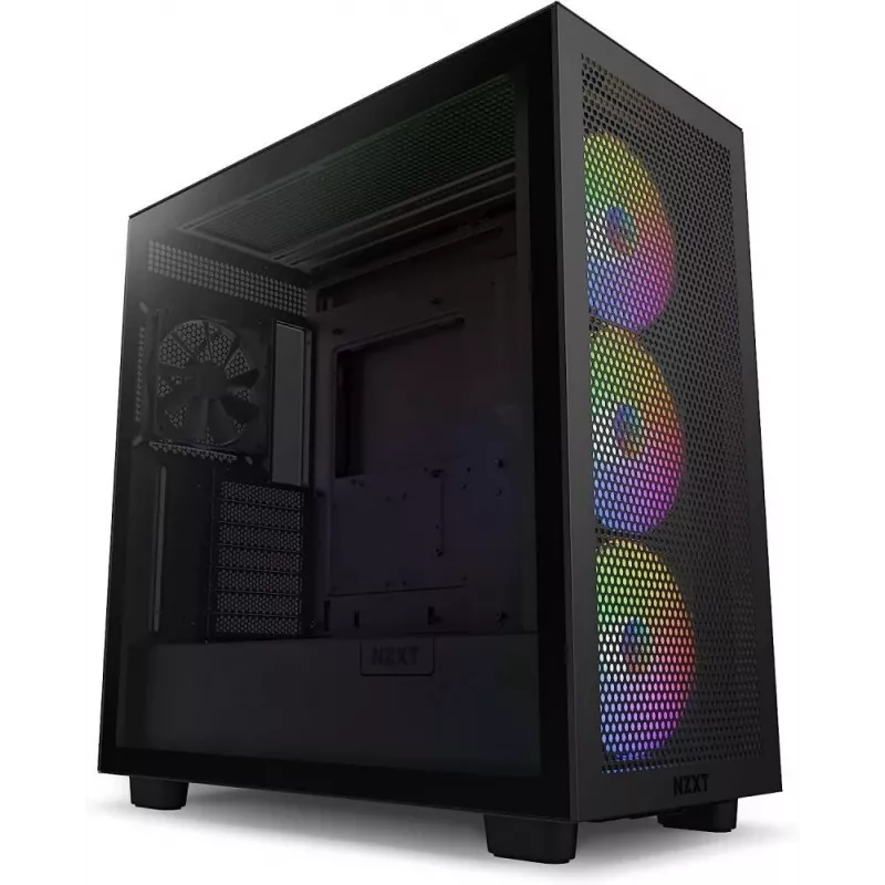 NZXT H7 Flow RGB Midi Tower Black