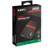 SSD Emtec 256GB USB Type-C 3.2 Gen 1 Melns Sarkans X200