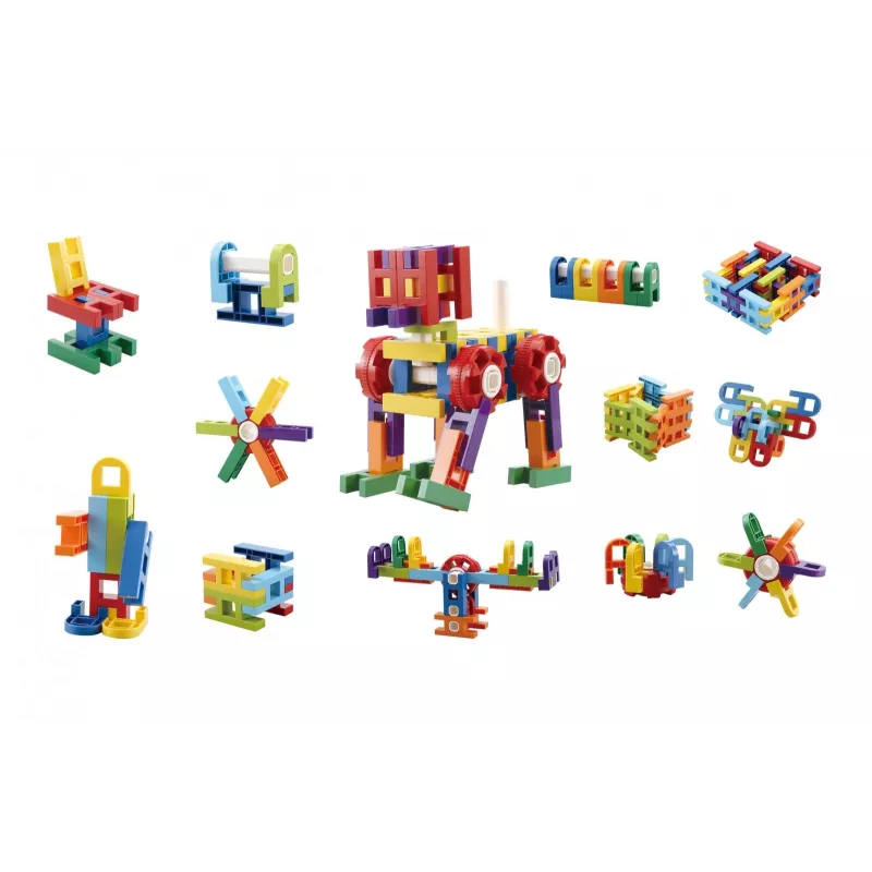 Askato Blocks Ladders 62 elementi kastītē