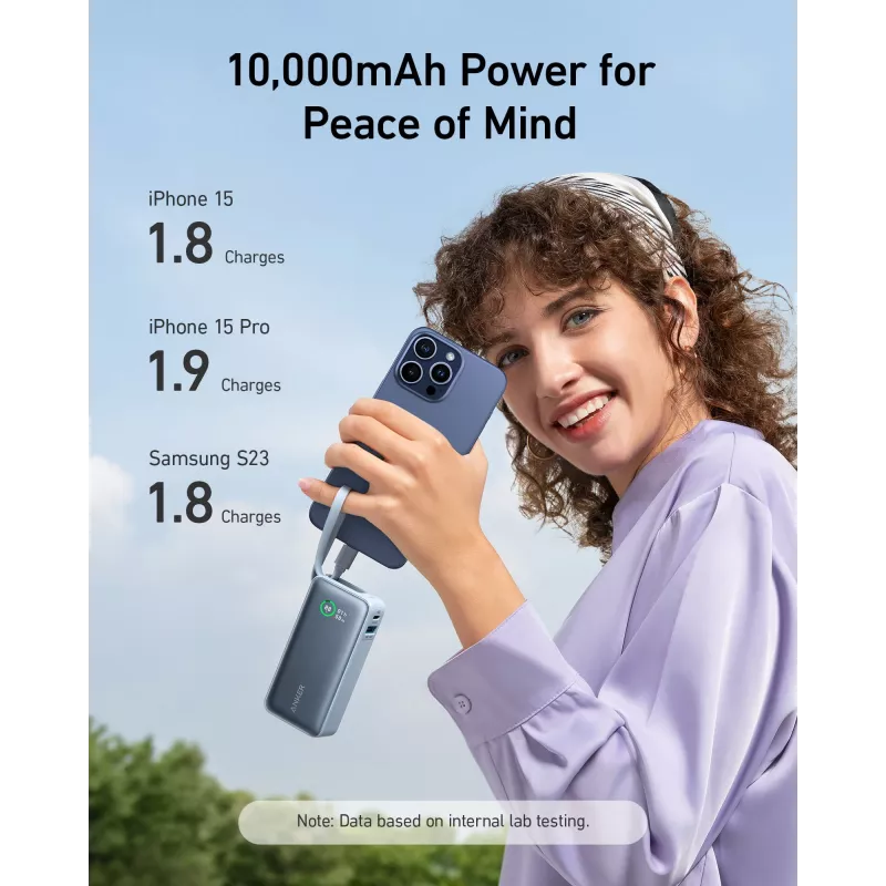 Pārnēsājamais ārējais akumulators Anker A1259G61 10000 mAh