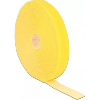Āķa/cilpas stiprinājums DeLOCK 18740 Dzeltens 20mm 10m