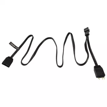 Phanteks PH-CB-DRGB3P_MB - 3-pin - 2 x Molex (3-pin) - taisns - taisns - melns - mātesplate (PH-CB-DRGB3P_MB)