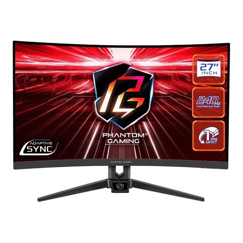 ASRock PG27F15RS1A datora monitors 68,6 cm (27 inch) 1920 x 1080 pikseļi Full HD Melns