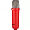 Studijas kondensatora mikrofons RØDE NT1 Signature Red — kardioīds, 20–20000 Hz, -32 dB jutība, XLR (3 kontaktu), 313 g
