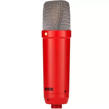 Studijas kondensatora mikrofons RØDE NT1 Signature Red — kardioīds, 20–20000 Hz, -32 dB jutība, XLR (3 kontaktu), 313 g
