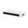 Nepārvaldāms slēdzis GEMBIRD NSW-G8-01 — 8× Gigabit Ethernet (10/100/1000), Balts, līdzstrāva 5 V