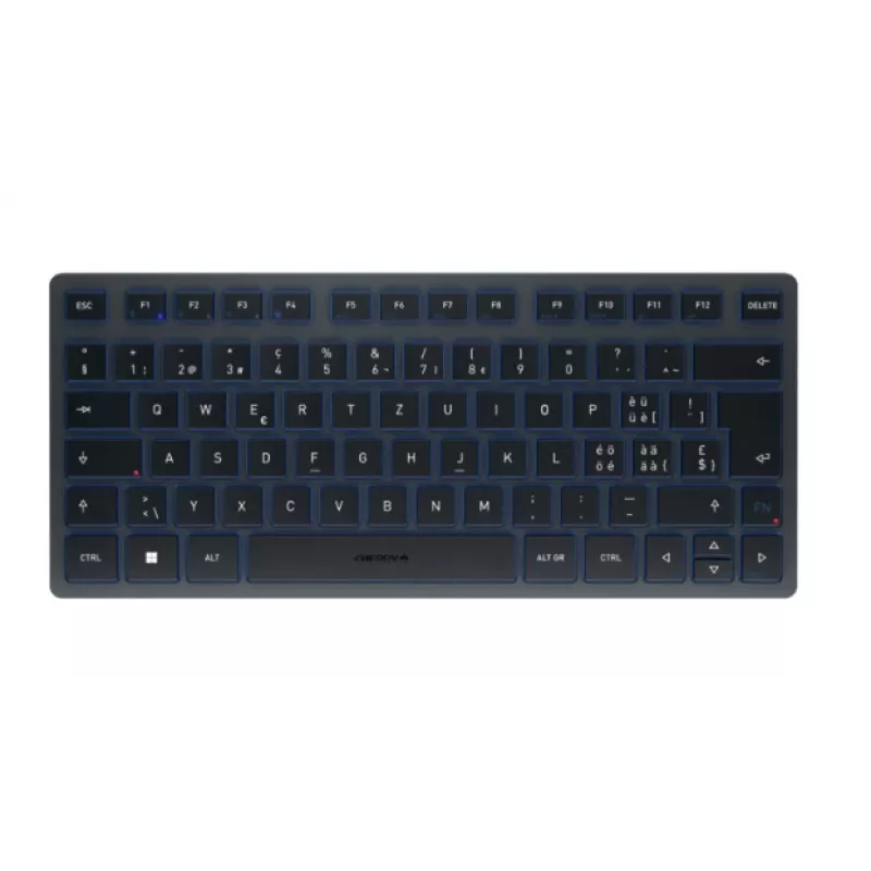 Bluetooth tastatūra CHERRY KW 7100 MINI BT QWERTZ Swiss Blue Wireless