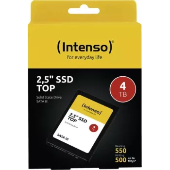 SSD | INTENSO | 4000 GB | Serial ATA III | 2.5 | 1920xTBW vērtējums | MTBF 2000000 h | 3812480