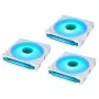 Lian Li UNI FAN SL-INF 140 ARGB Reverse Blade PWM korpusa ventilatori - balti, 3 gab. komplekts