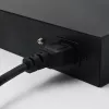 Ethernet PoE slēdzis QOLTEC 52289 — 4x RJ45 PoE porti, 2x RJ45 augšupsaites porti, 65W jaudas budžets