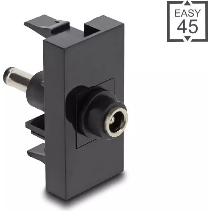 DeLOCK Easy 45 ligzda Melna Sieviešu Vīriešu Taisna