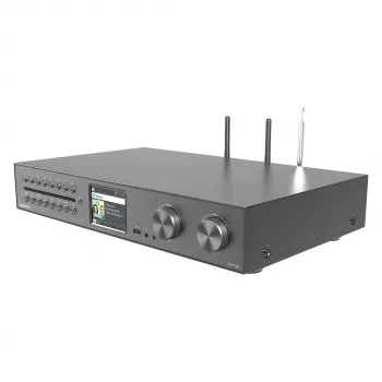 Telestar 5700550 radio Interneta tīkls Digitāls Melns, Metālisks