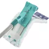 Mop Leifheit 55049 mikrošķiedras mops laminātam, flīzēm un kokam, pelēks/tirkīzzils