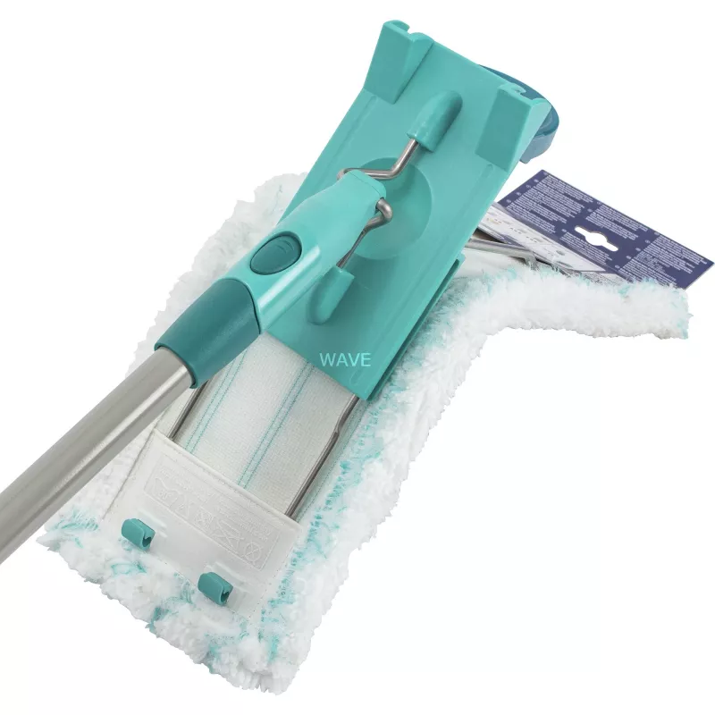 Mop Leifheit 55049 mikrošķiedras mops laminātam, flīzēm un kokam, pelēks/tirkīzzils