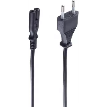 Strāvas kabelis ShiverPeaks BS60002-2 Melns 2 m