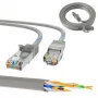 Tīkla kabelis Extralink LAN Patchcord Kat.5e RJ-45 U/UTP 0.5m Pelēks