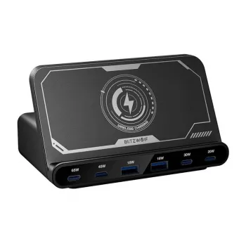 Lādētājs BlitzWolf BW-S27 160W, 2×USB-A, 4×USB-C