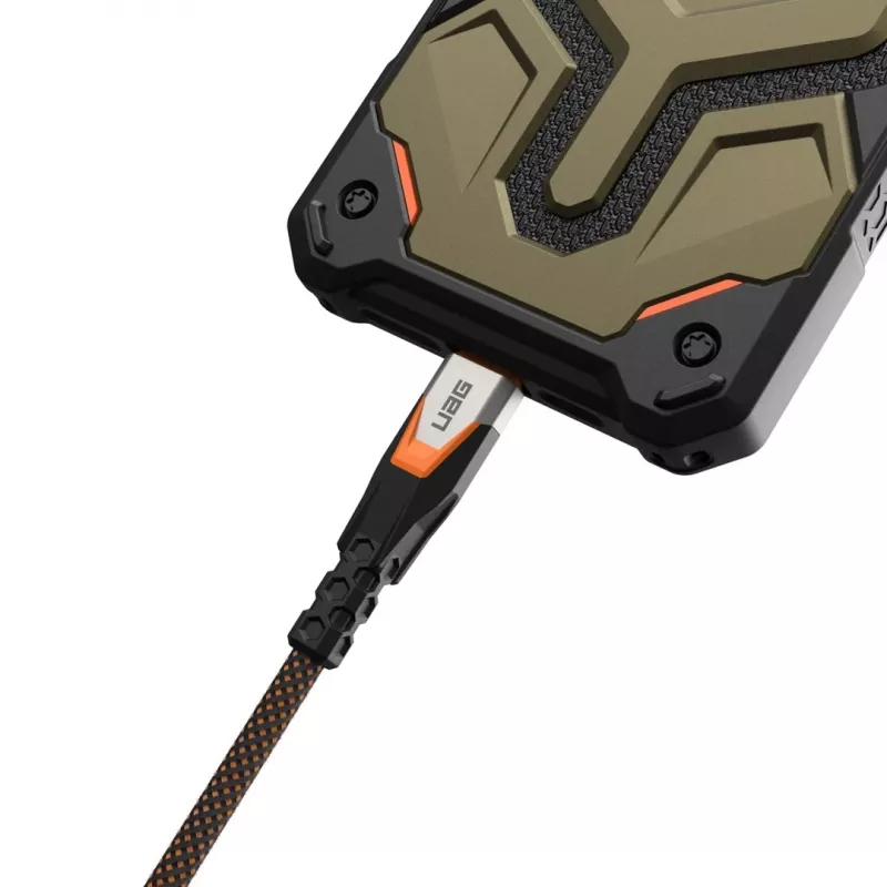 USB-C uz USB-C kabelis C2G 9B4415114097 USB 3.2 Gen 2x2 0,75 m — melns/oranžs