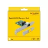 Tīkla karte DeLOCK 90381 Iekšējā Ethernet 100 Mbit/s