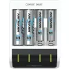 Bateriju lādētājs Ansmann Comfort Smart mājsaimniecības baterijām USB
