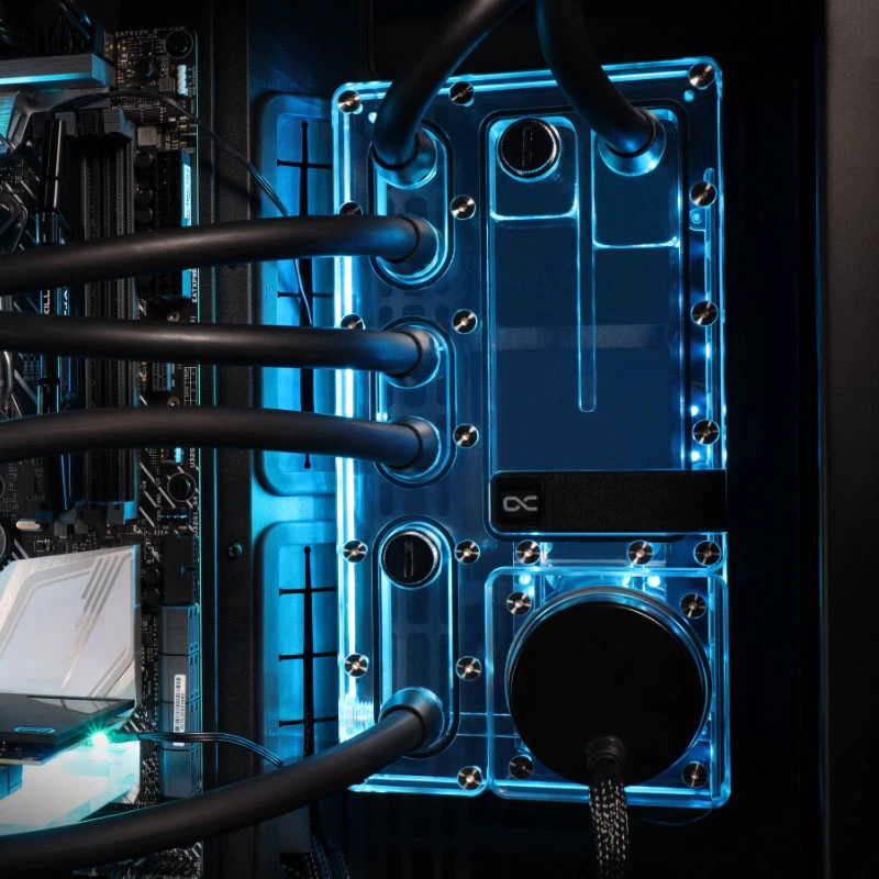 Rezervuārs Alphacool Core Distro Plate caurspīdīgs akrils 125x240x68.8mm