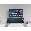 Bezvadu RF tastatūra TRACER TRAKLA46367 — Pilna izmēra, membrānas, skārienpaliktnis, 2,4 GHz, melna