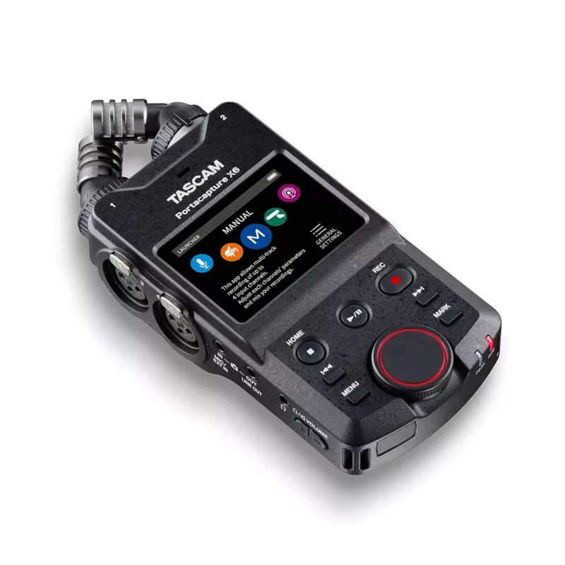 Tascam Portacapture X6 - pārnēsājams, augstas izšķirtspējas daudzceliņu ierakstītājs