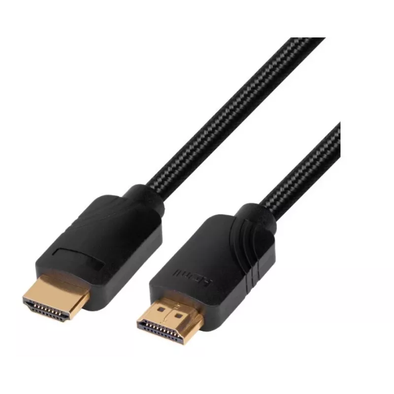 HDMI Premium kabelis v 2.1 2m Melns created for gamers