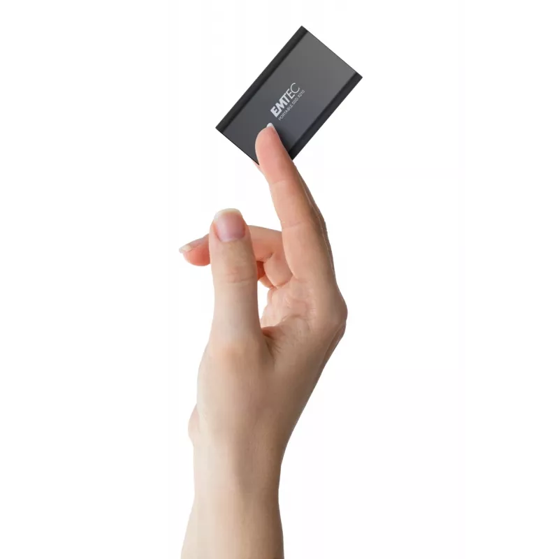 Emtec X210 ELITE 2 TB USB Type-C 3.2 Gen 2 (3.1 Gen 2) Melns, Sarkans