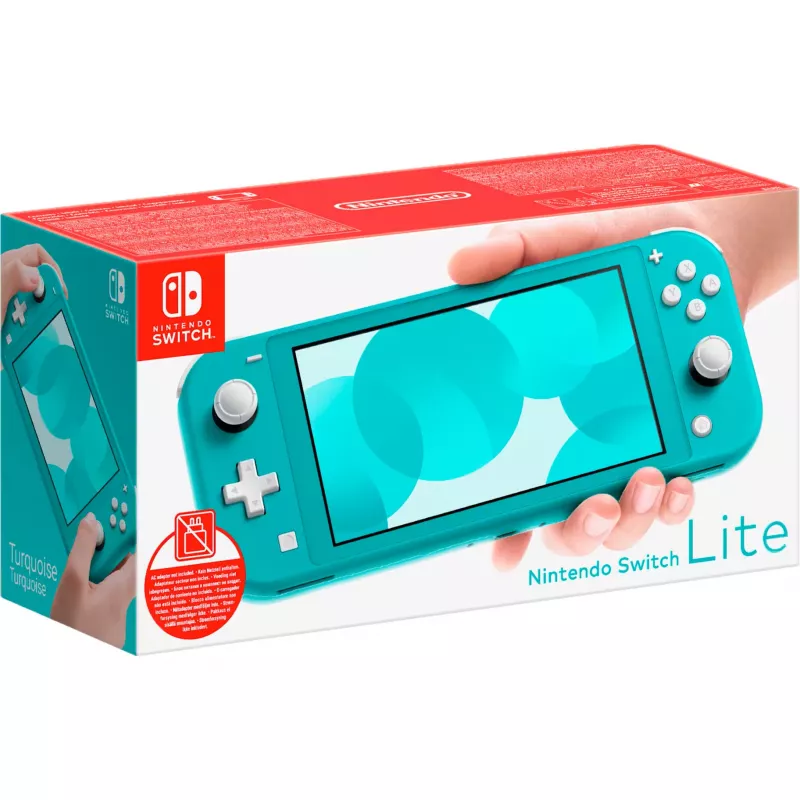 Switch Lite (bez barošanas bloka), spēļu konsole tirkīza