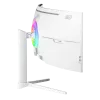 Izliekts monitors Arozzi Nova 49 collas (124.5 cm) Dual QHD 5120×1440 LED VA, 32:9, 4 ms, USB centrmezgls, skaļruņi, balts
