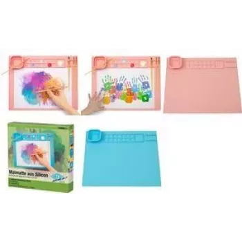 Paint palette WEDO 79 504010 silicone, blue, 500×400 mm, 1 pc