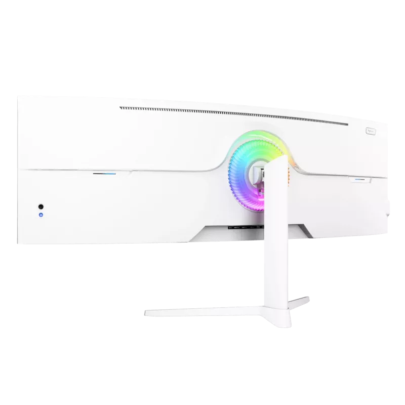 Izliekts monitors Arozzi Nova 49 collas (124.5 cm) Dual QHD 5120×1440 LED VA, 32:9, 4 ms, USB centrmezgls, skaļruņi, balts