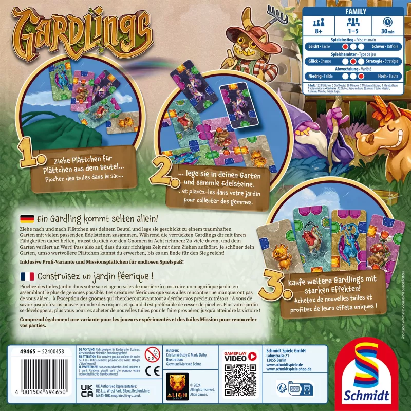 Gardlings, galda spēle