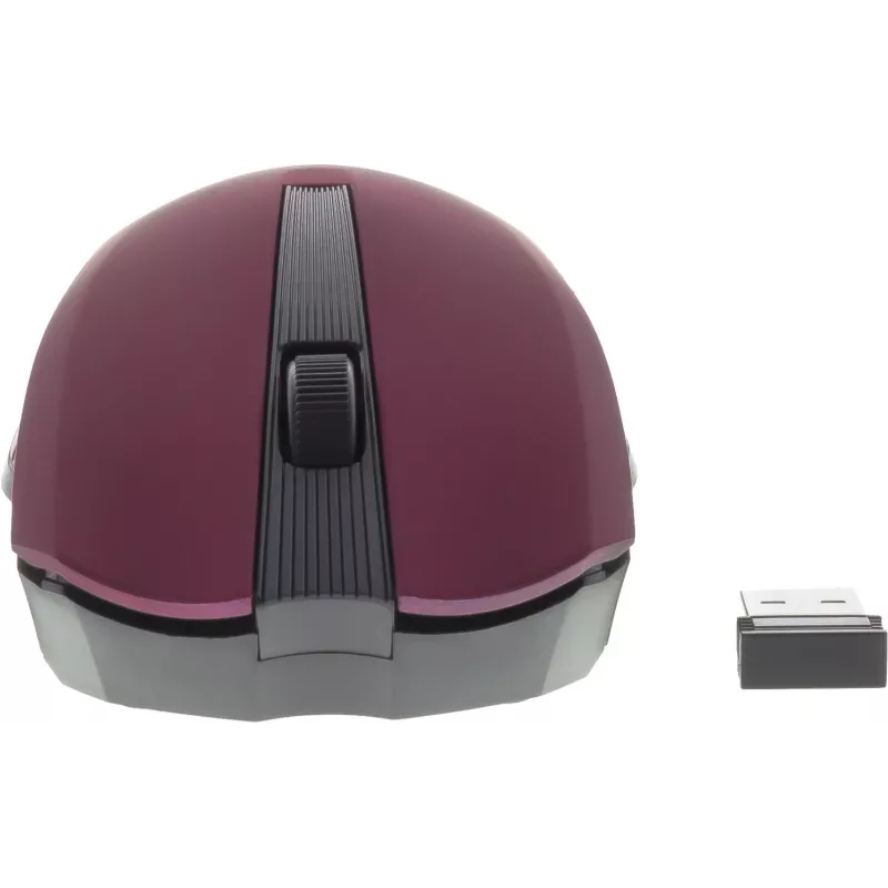 2.4 GHz optiskā simetriskā bezvadu pele, 3 pogas, violeta