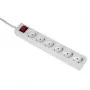 Hama 00108833 pārsprieguma aizsargs, balts, 6 maiņstrāvas rozetes, 230 V, 5 m