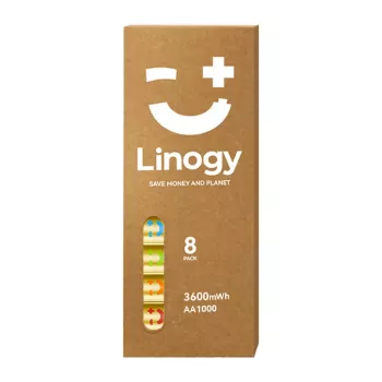 LINOGY AA Li-ion Pro akumulatoru komplekts – 8 gab.