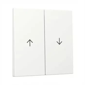 gira pārslēdzēja svira 2-vietīga bultiņa System 55 tīri balta (modelis 329427)
