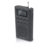Portatīvais radio Muse M-03 R ar FM PLL noskaņošanu, LCD displeju, ārējo antenu, melns