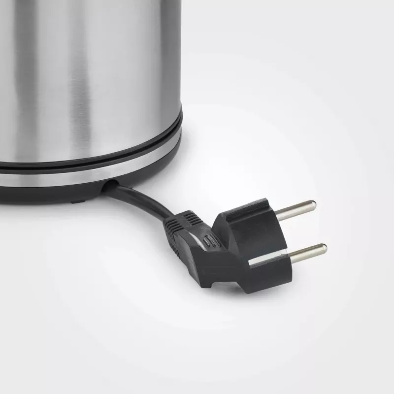 Severin WK 3489 elektriskā tējkanna 1 L 2400 W Melns, Sudrabs