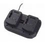 Lādētājs Yard Force YF-ALC40D divu portu 20 V 2x2 A instrumentu akumulatoriem