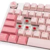 Ducky One 3 TKL tastatūra spēlēm USB QWERTY angļu rozā