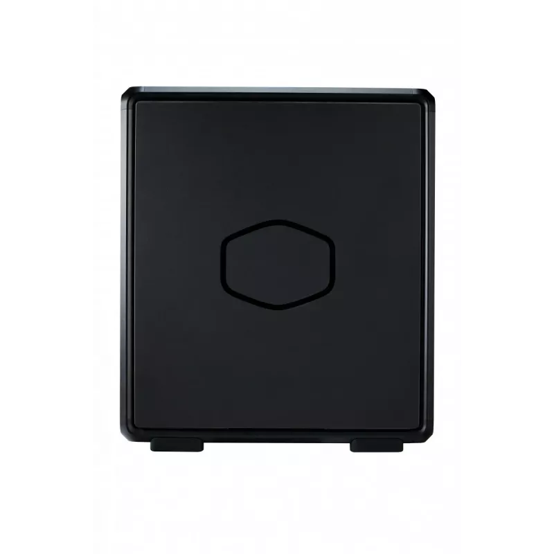 Datora midi tornis Cooler Master MasterFrame 500 Mesh — Melns ar caurspīdīgu sānu, atbalsta ATX/EATX, 2x200mm priekšā, 1x120mm aizmugurē
