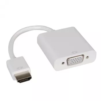 HDMI-VGA adaptera kabelis, HDMI ST - VGA BU 0,15 m, 0,15 m, VGA D-Sub, HDMI A tipa standarta