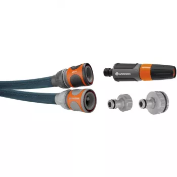 Garden Hose Gardena Liano 30 m PVC Above Ground Melns pelēka