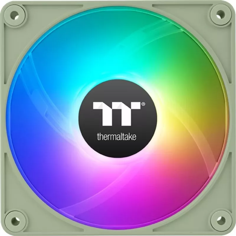 Thermaltake CT120 EX Reverse ARGB Sync 120mm 3-Pack korpusa ventilatori - Matcha zaļā